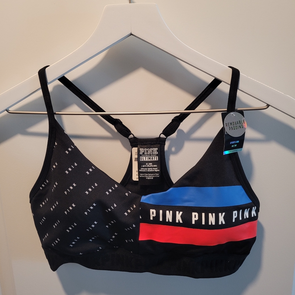 PINK Victoria's Secret lightly padded sports bra